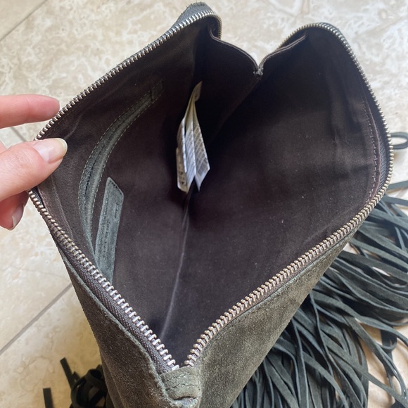 Zara suede fringe clutch - Picture 5 of 7